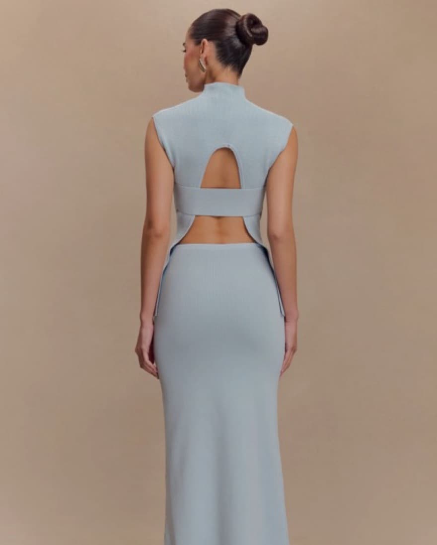 Meshki Blue Knit Set - Image 2