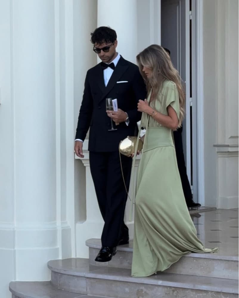 Arakii Green Knitted Maxi Dress - Image 5