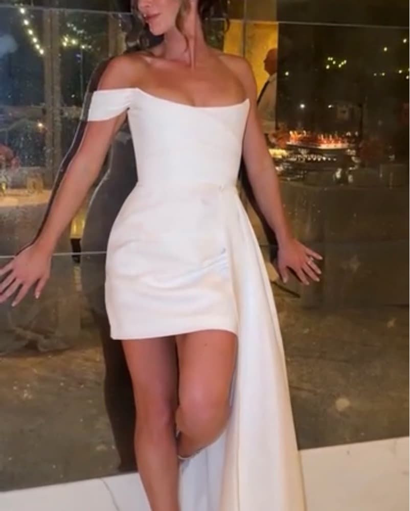 Sau Lee Elegant One Shoulder Dress  - Image 1