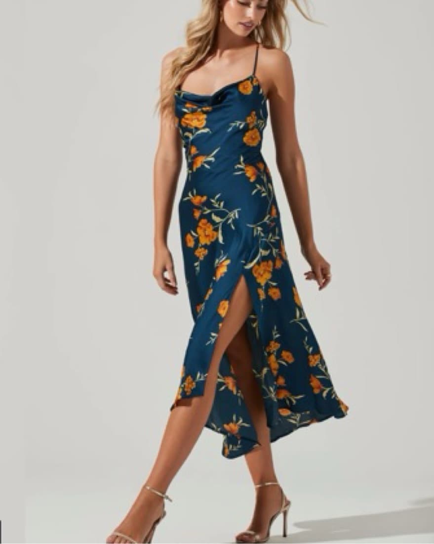 Astr The Label Black Midi Dress - Image 3