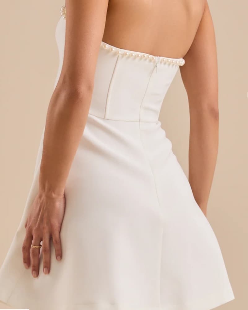 Altar’d State Strapless Mini Dress - Image 3