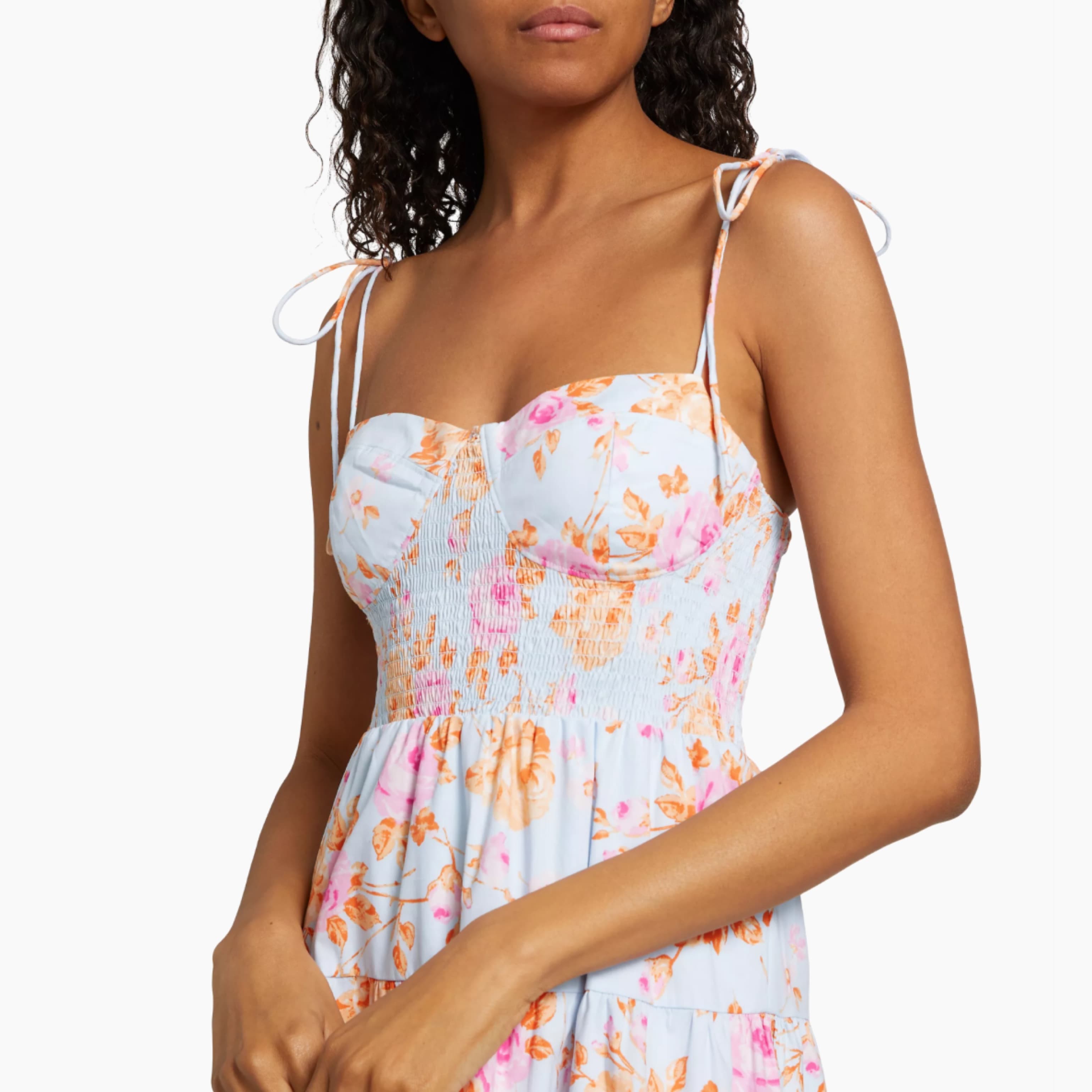 Floral Tiered Maxi Dress - Image 4
