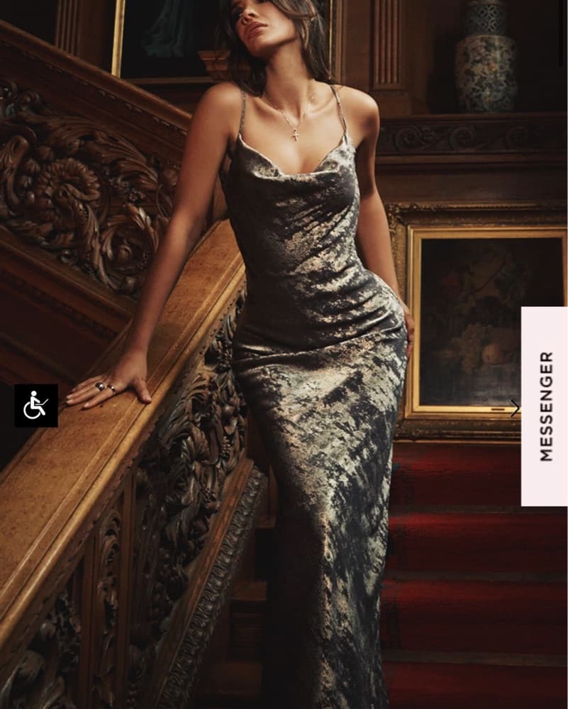 Gray House Of CB dress - Image 1