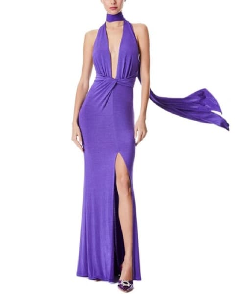 Reese Scarf-Detail Gown - Image 1