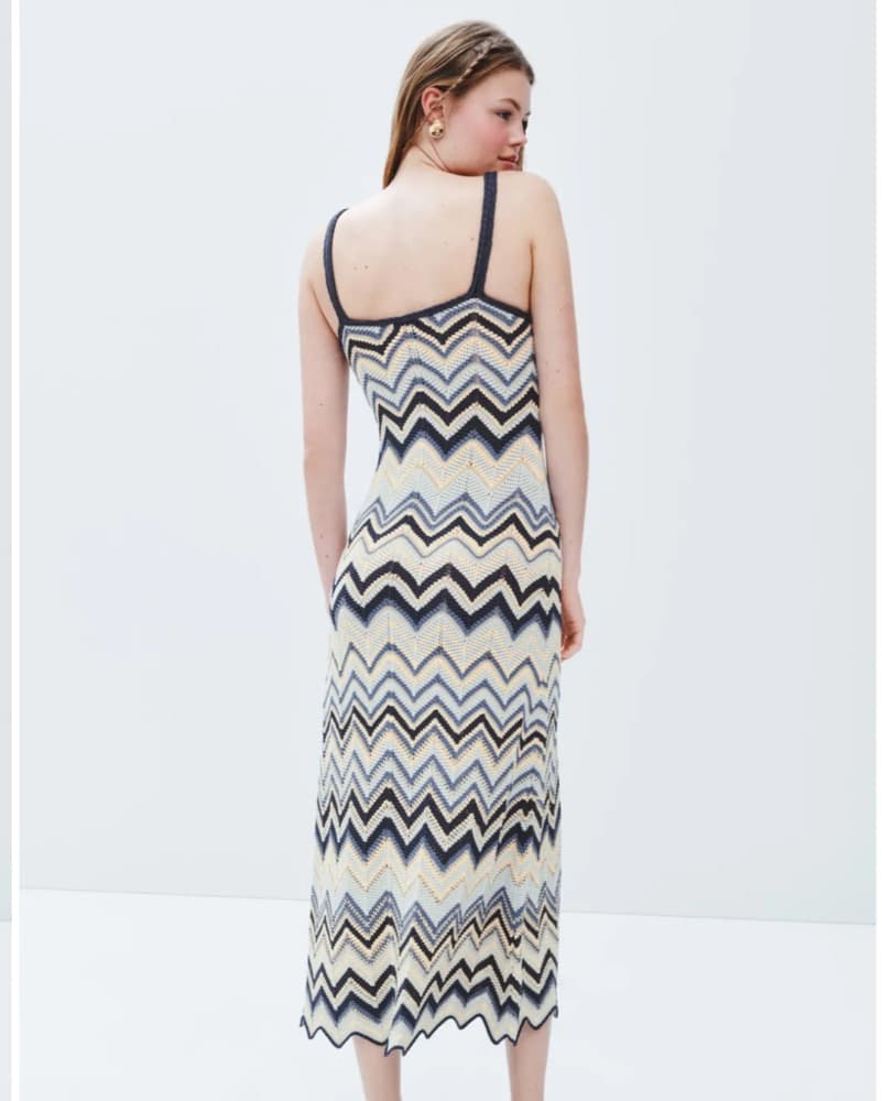 Maje Crochet Knit Maxi Dress - Image 2