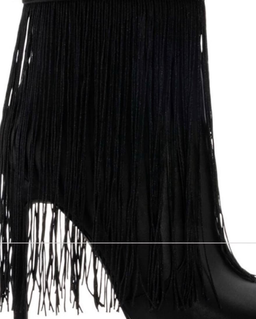 AZALEA WANG AVERI EMBELLISHED FRINGE BOO - Image 3