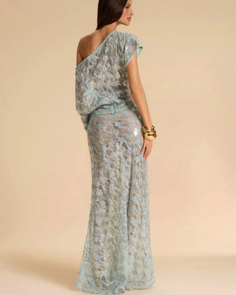Festival Lace Set Light Blue - Image 4