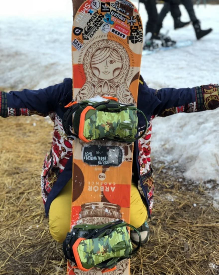 Arbor 143cm Snowboard w/ Nitro Bindings - Image 4