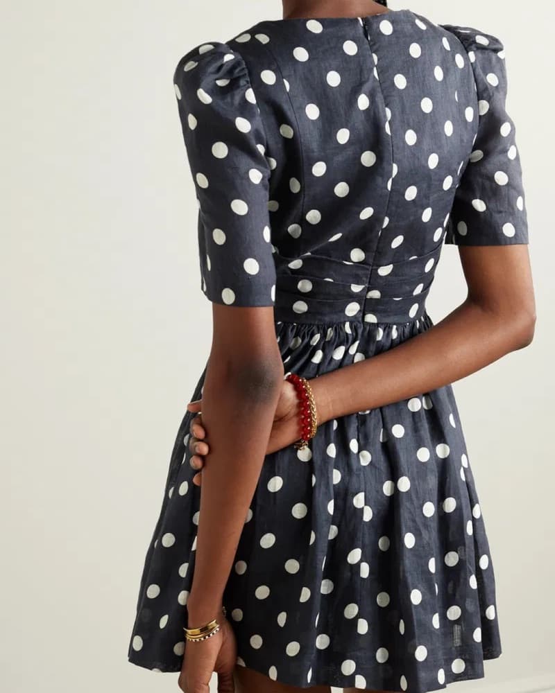Zimmermann Polka Dot Mini Dress - Image 2