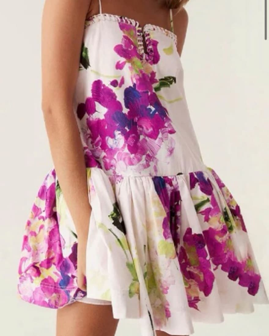 Drop Waist Mini Dress - Image 2