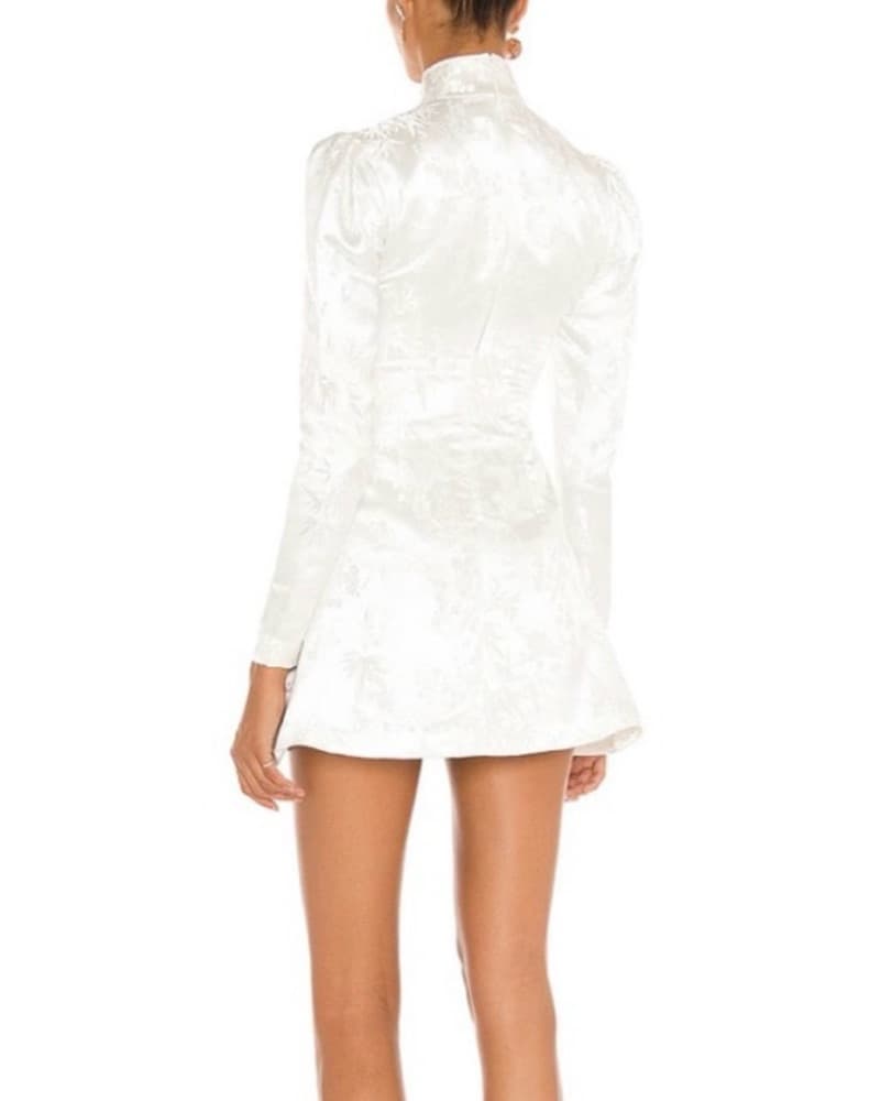 Sau Lee Chinese Jaquard Mini Dress - Image 3
