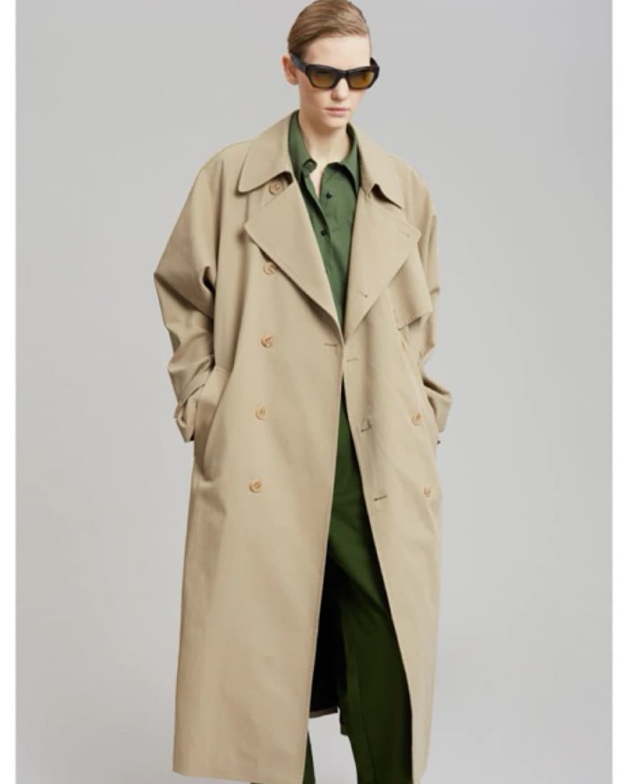 Frankie Shop Umi Belted Trench Coat  - Image 1