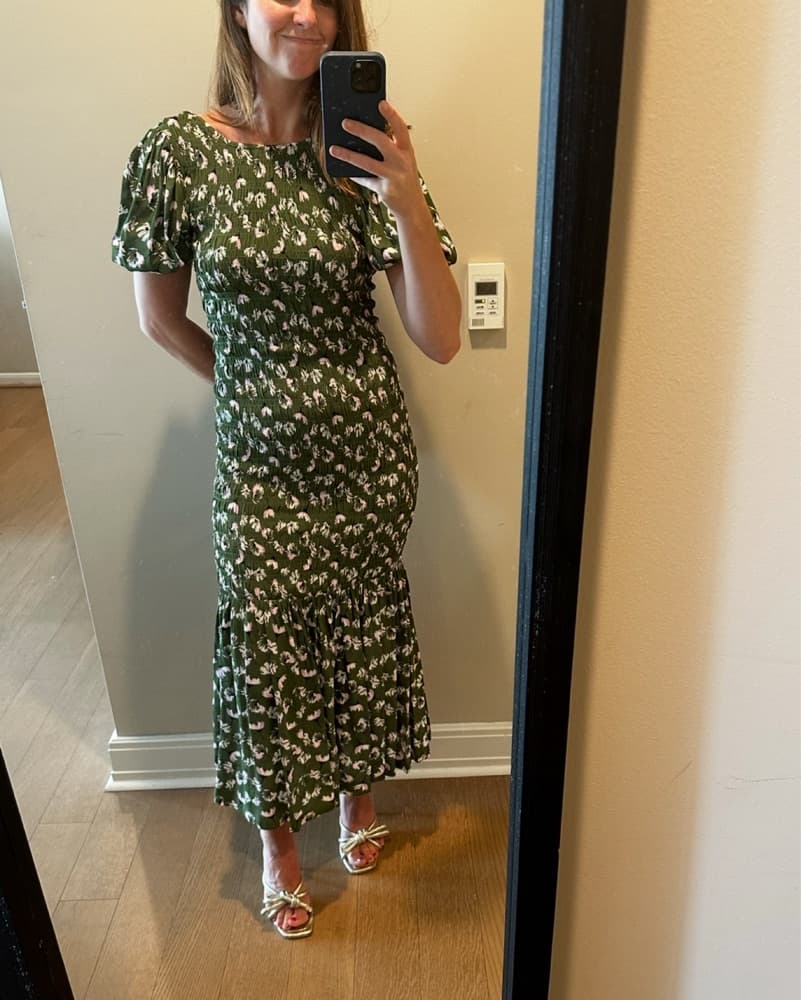 Vibrant Floral Midi Dress - Image 2