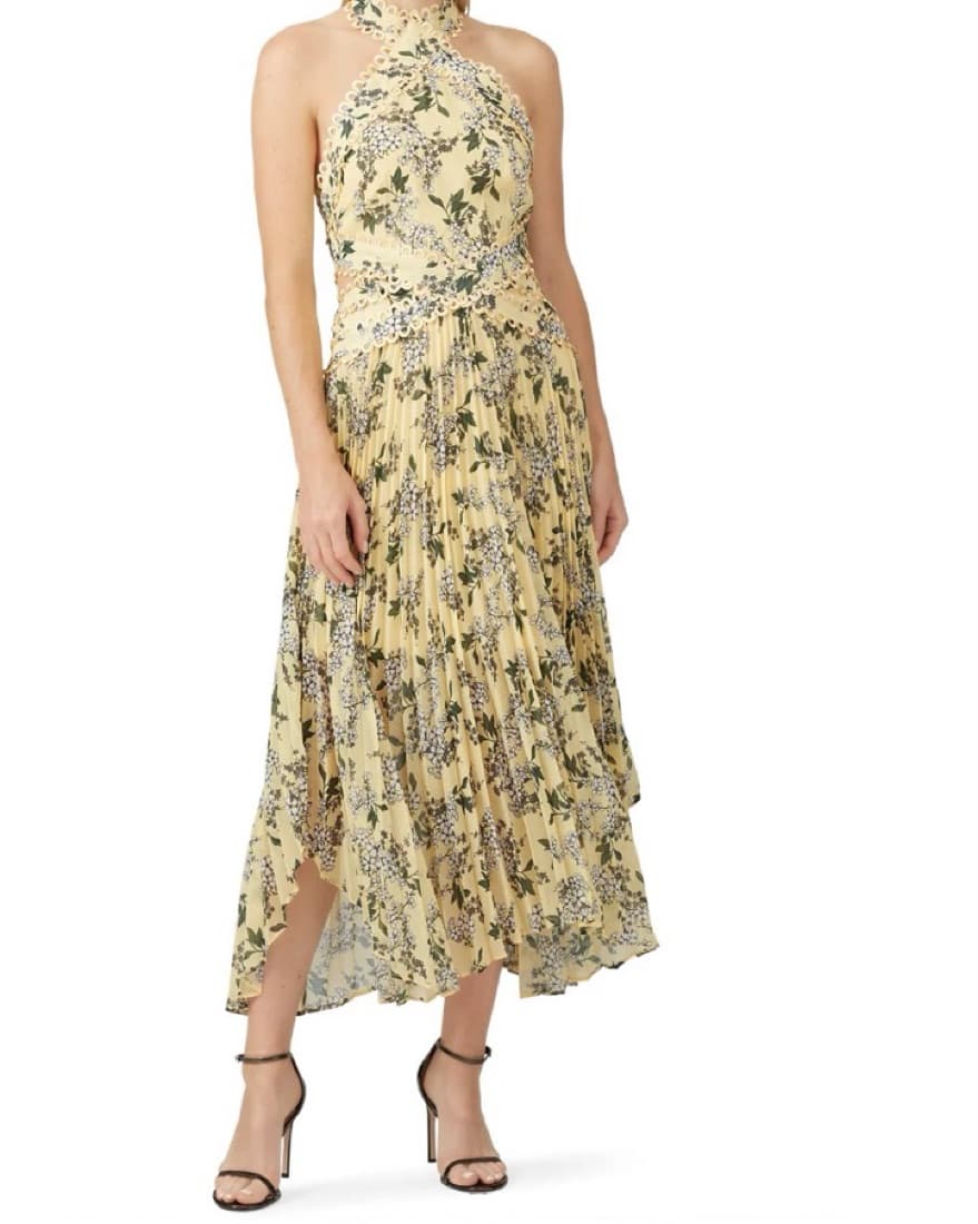 Chic Floral Midi Dress - Image 3
