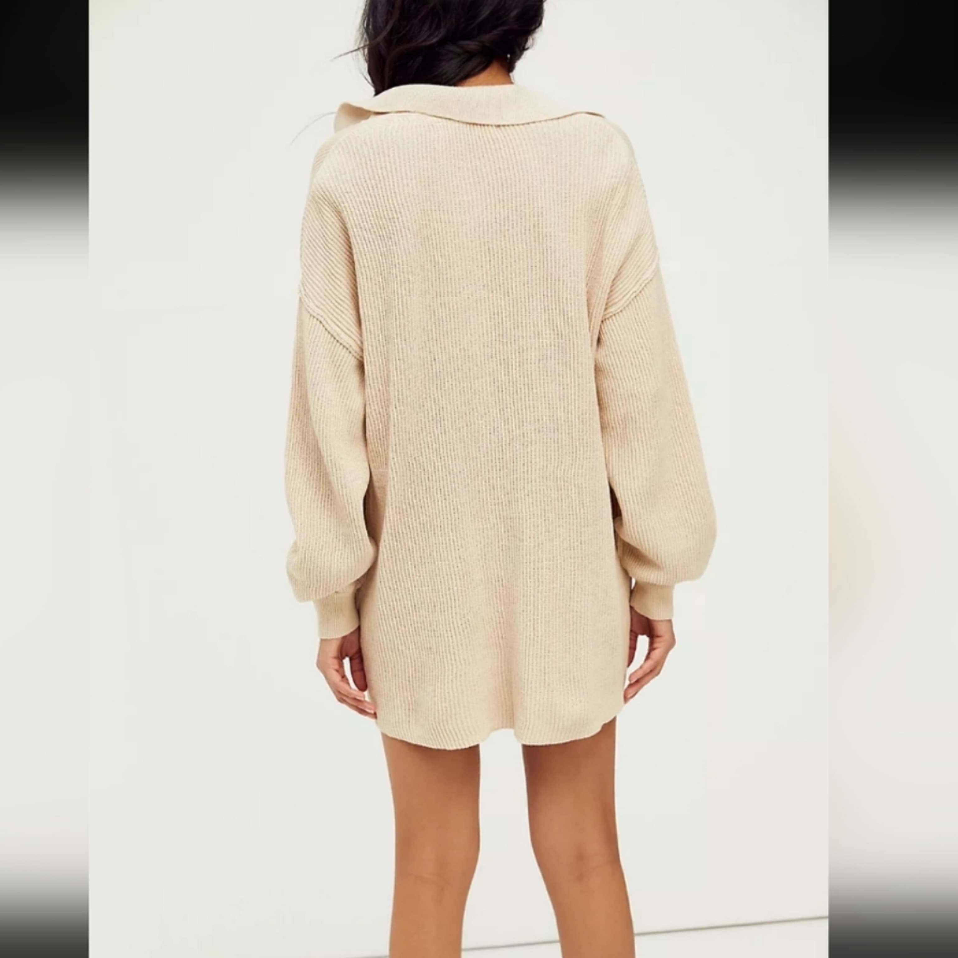 Free People Beach Sweater Mini Dress - Image 3