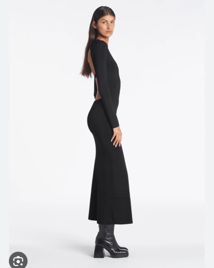 SIR Georges Open Back Knit Maxi Dress - Image 5