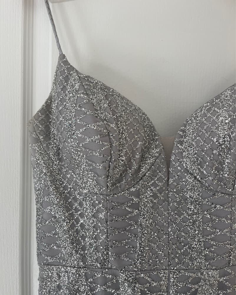 Portia&Scarlett Silver Gown - Image 3