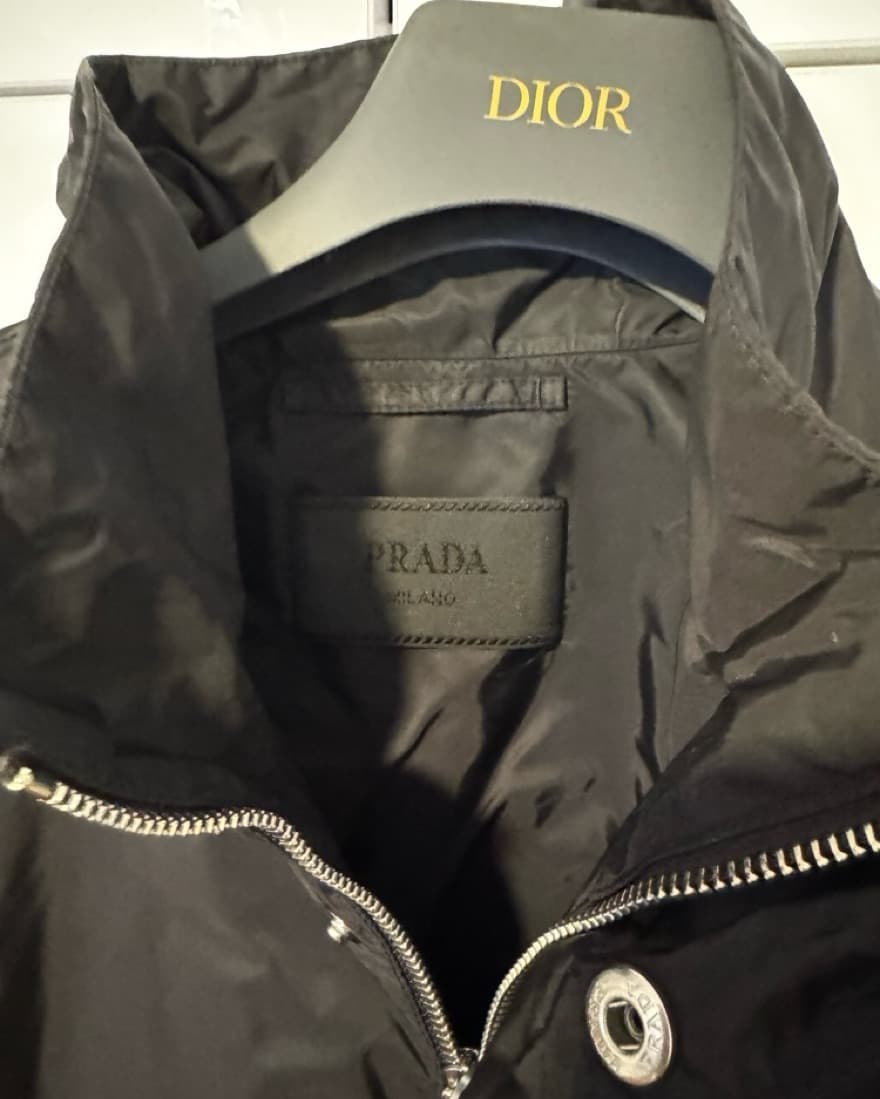 Black Prada Nylon Jacket - Image 3