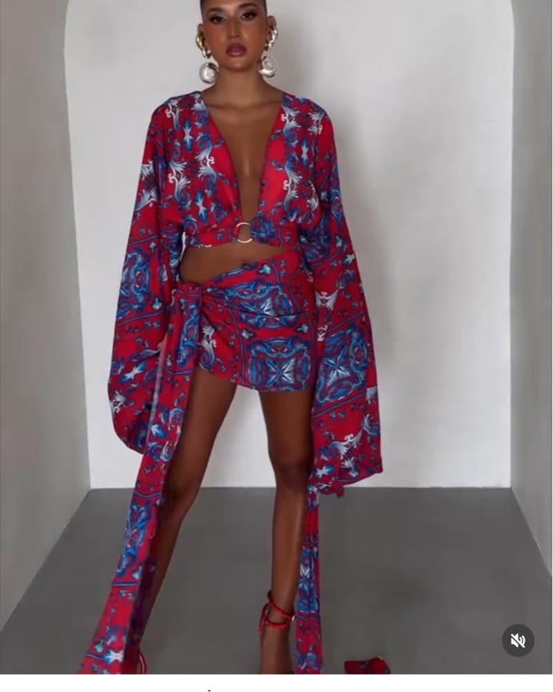 Khirzad Femme Blouse And skirt  - Image 4