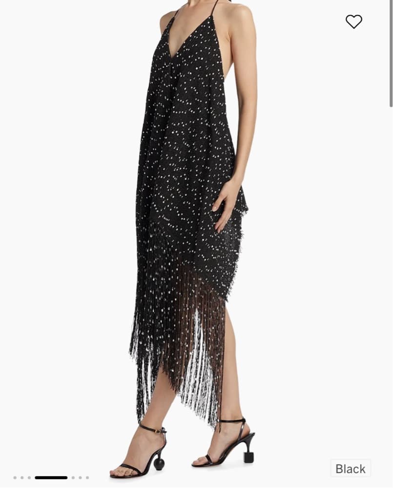 Jacquemus La Riviera Fringe Halter Dress - Image 3