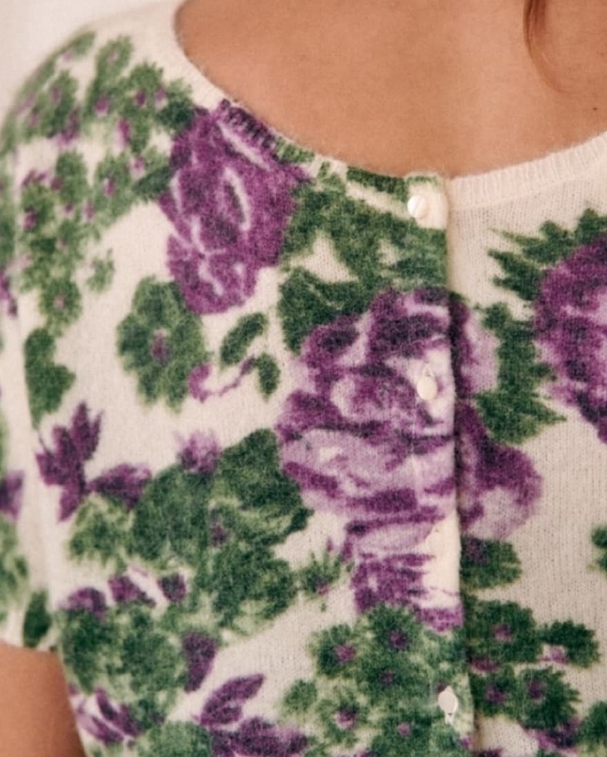 Sezane Floral Sweater - Image 3