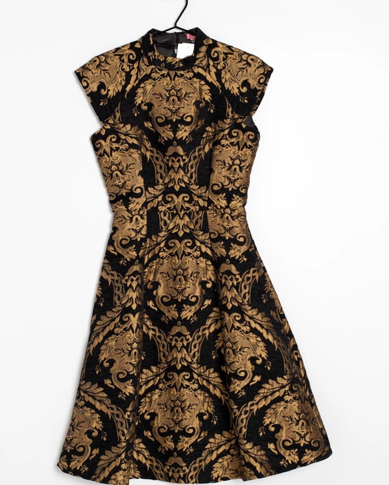 Chi Chi London Baroque Tapestry Dress - Image 1
