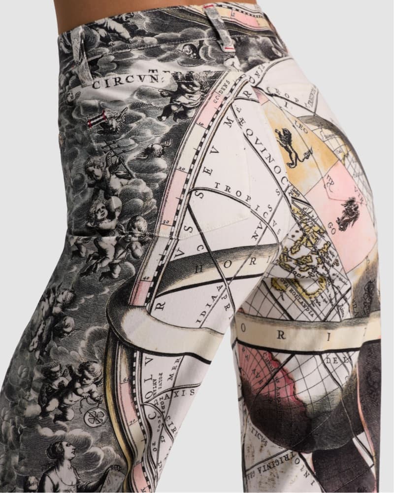 Alice & Olivia Celestial Printed Wide-Leg Pants - Image 3