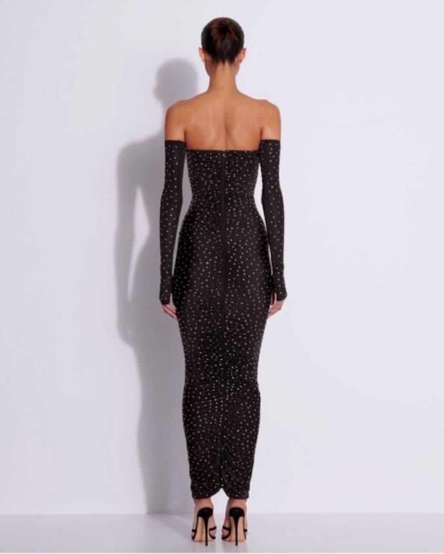 ALEX PERRY Black Strapless Dress - Image 2