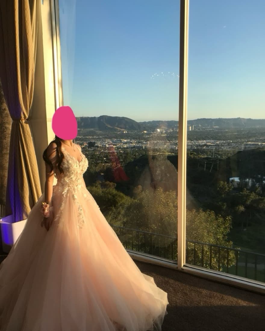 Jovani Flower Embelished Gown - Image 2