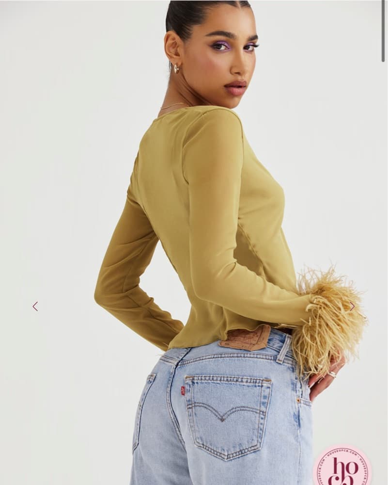 House of CB Claudia Trimmed Top - Image 5