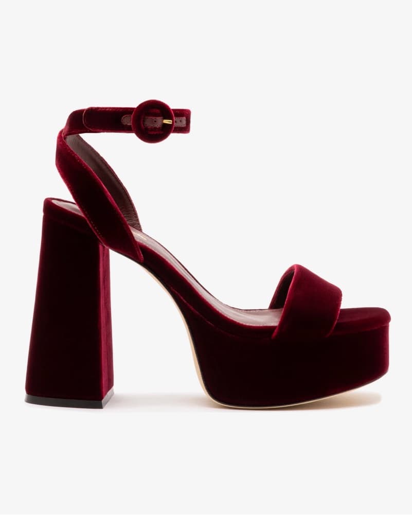 Larroude Dolly Open-Toe Platform Heels - Image 1