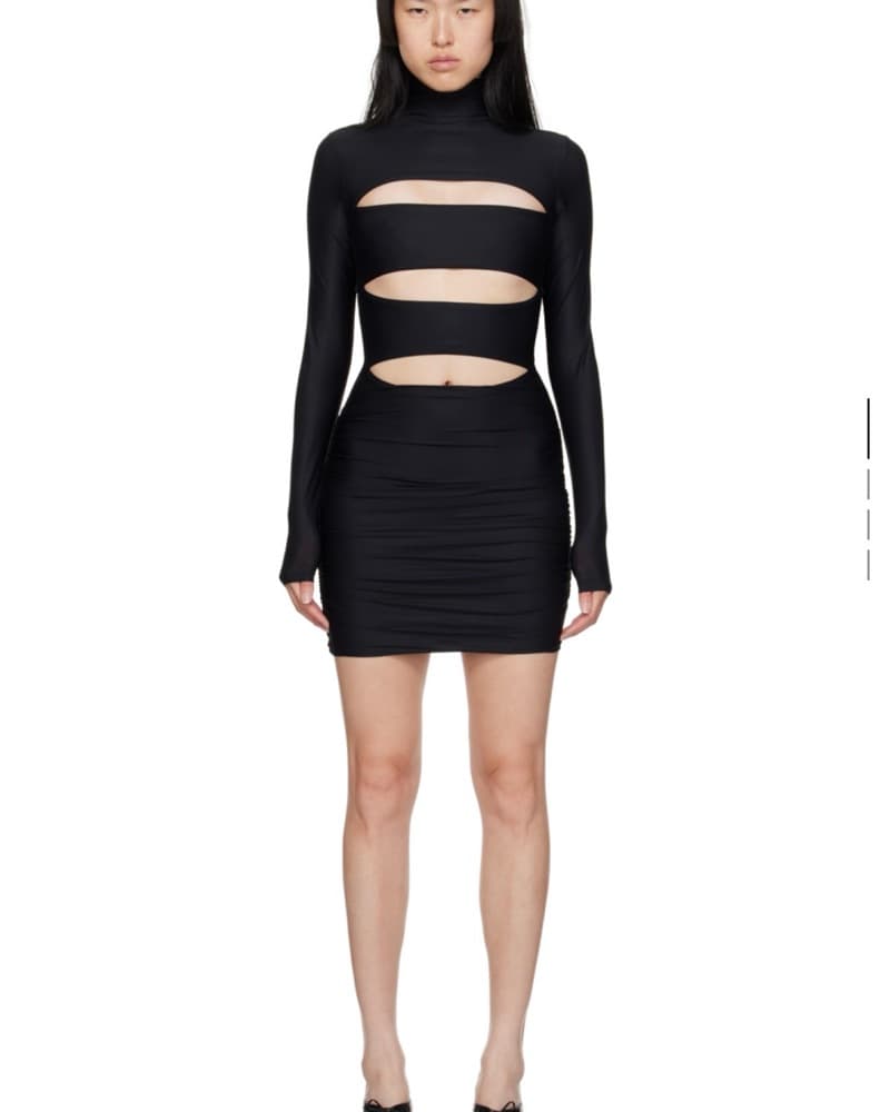 Sleek and Sultry Misbhv Bodycon Dress - Image 1