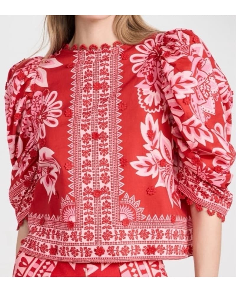 Farm Rio Tapestry Blouse - Image 4