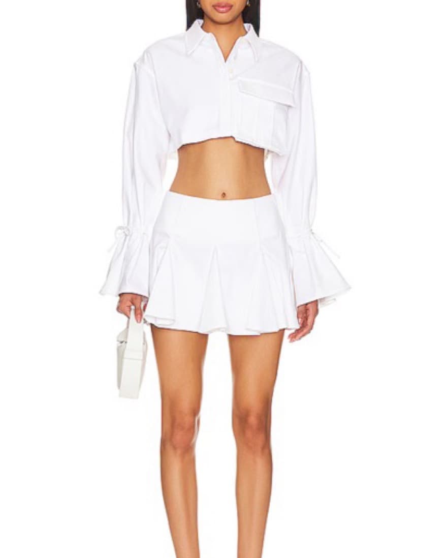 Camila Coelho Luz Mini Skirt+Cropped Top - Image 1