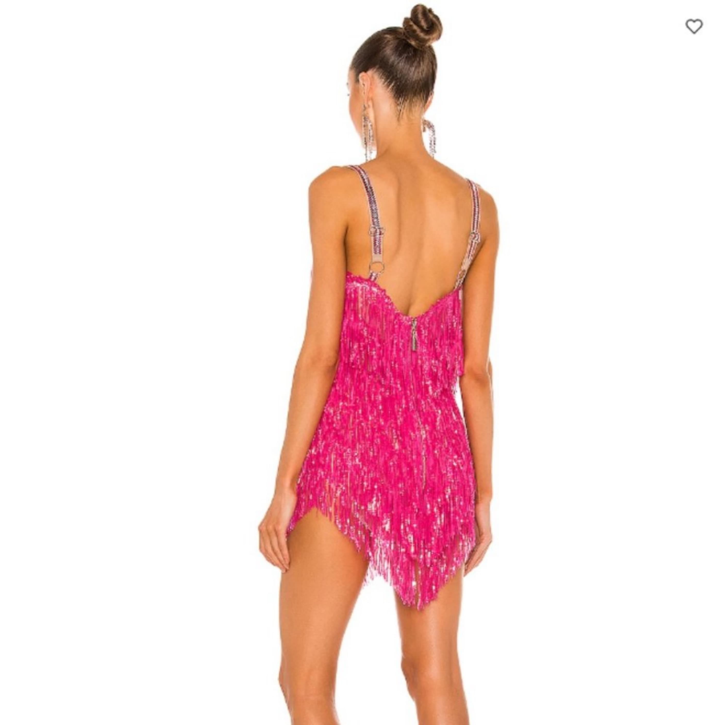 ($750)Bronx And Banco Neon Barbie Dress - Image 4