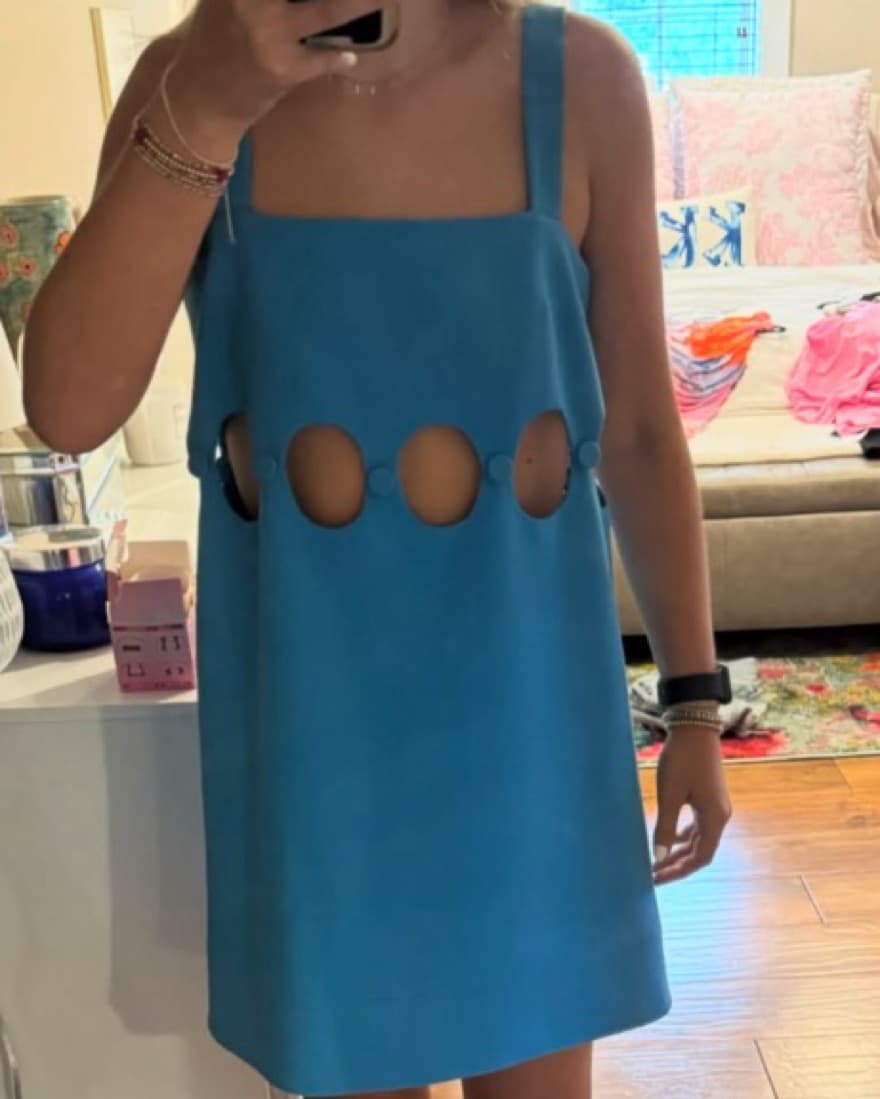 Blue Alexis Dress - Image 2