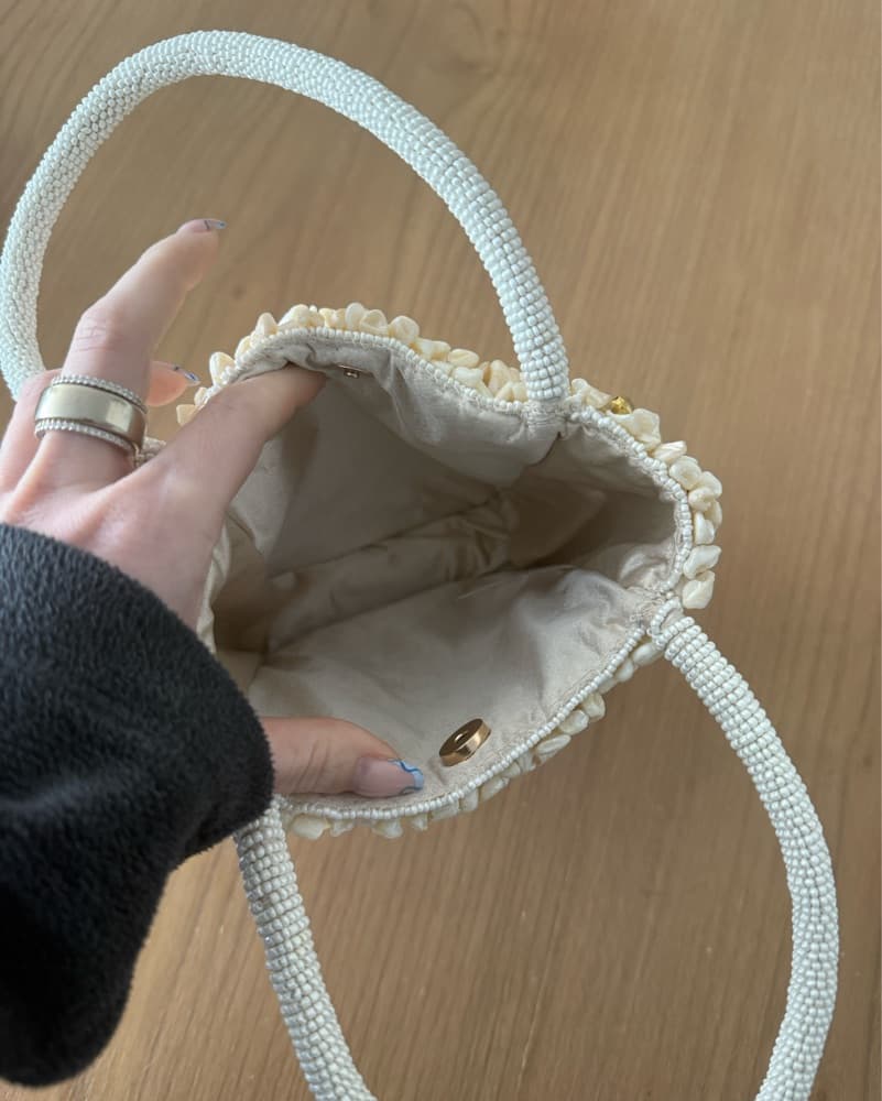 Handcrafted Beaded / Shell Bag  - Image 2