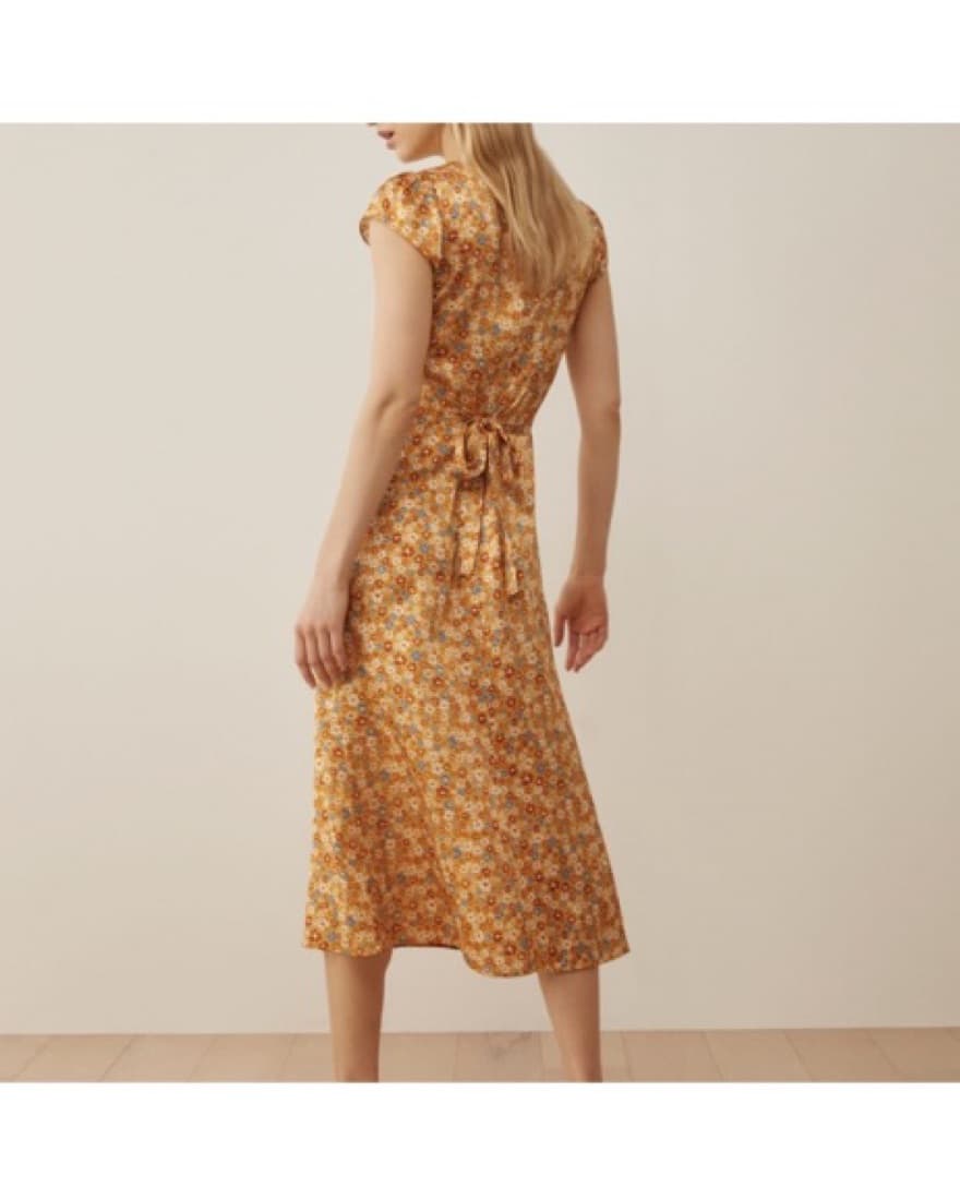 Reformation Kaye Silk Dress - Image 4