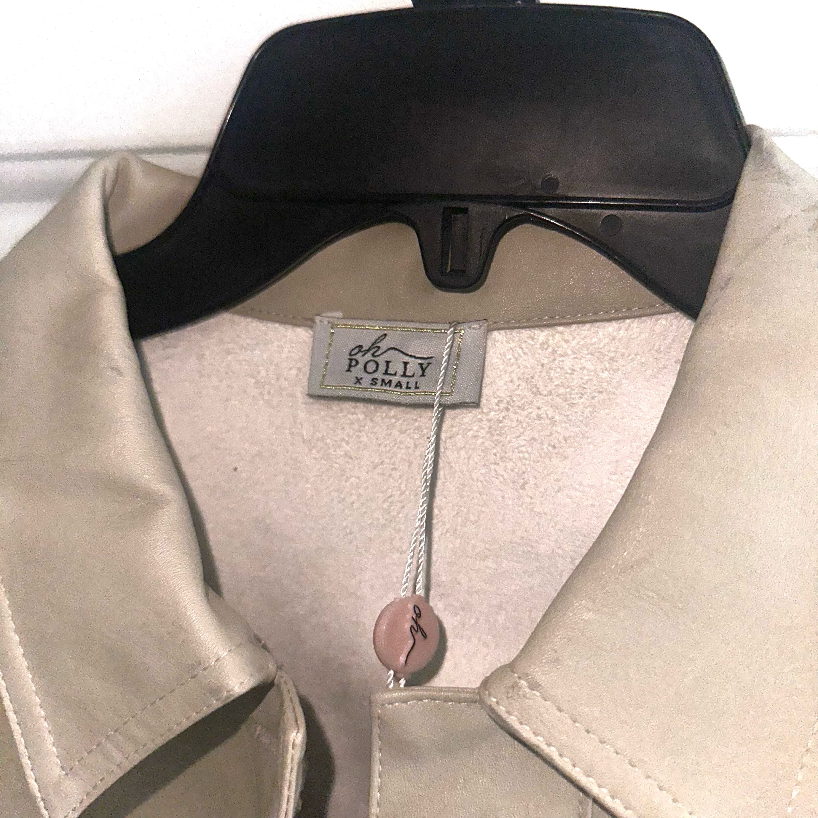 Oh Polly Faux Leather Belted Jacket  - Image 4