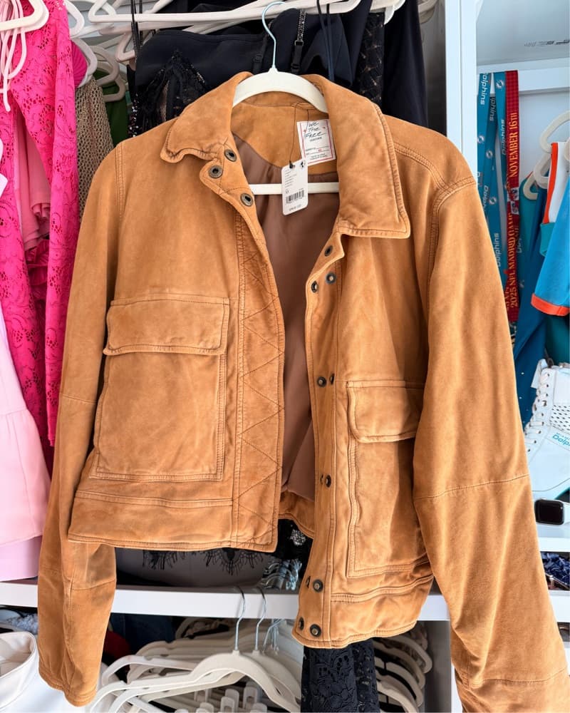 Free people Suede Leather Jacket  - Image 2