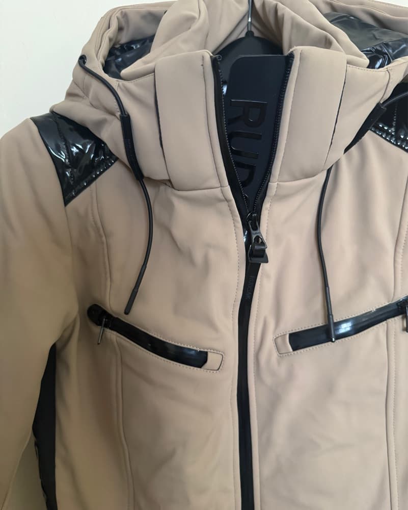 Tan Sleek Hooded Rudsak Skisuit - Image 3