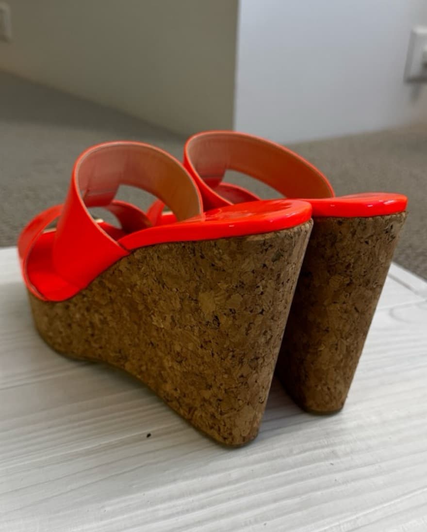 Neon Jimmy Choo Wedges  - Image 5