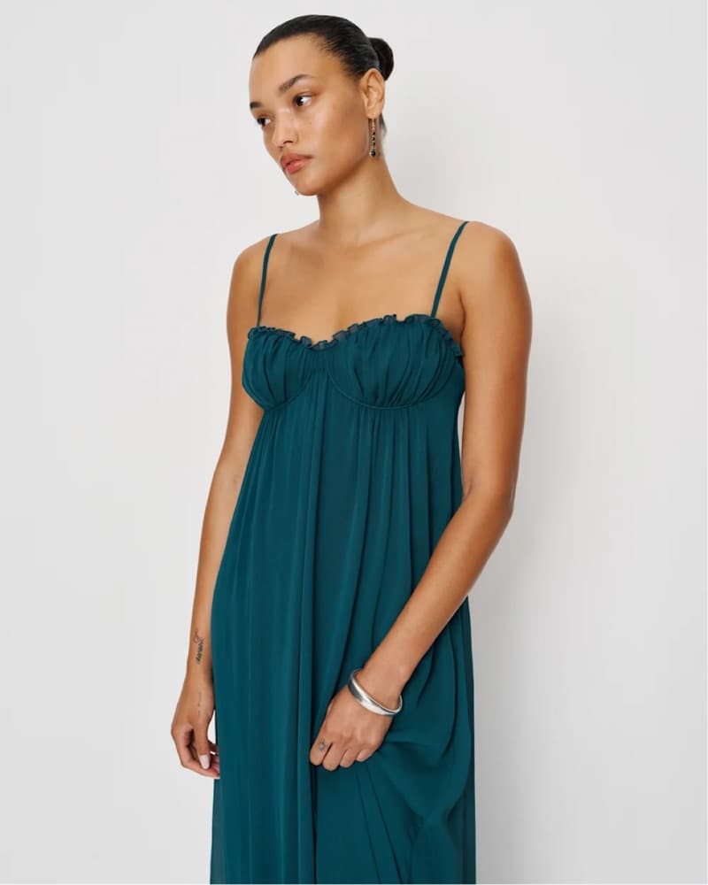 Teal Reformation Dress - Image 2