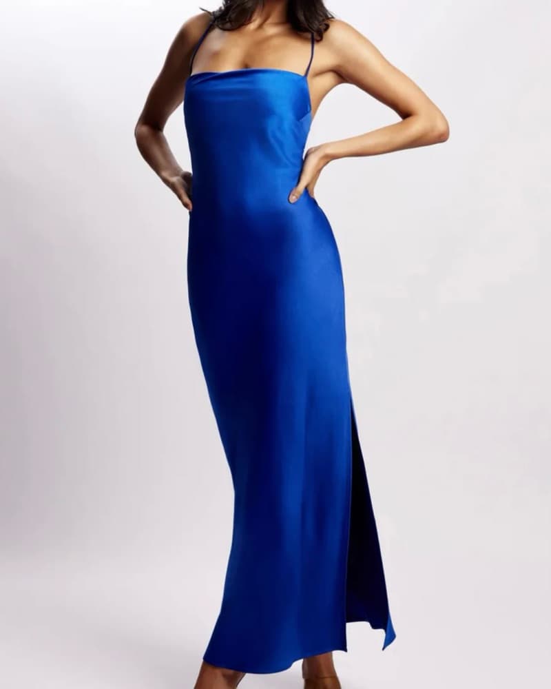 Meshki Sydney Straight Neck Slip Maxi  - Image 1