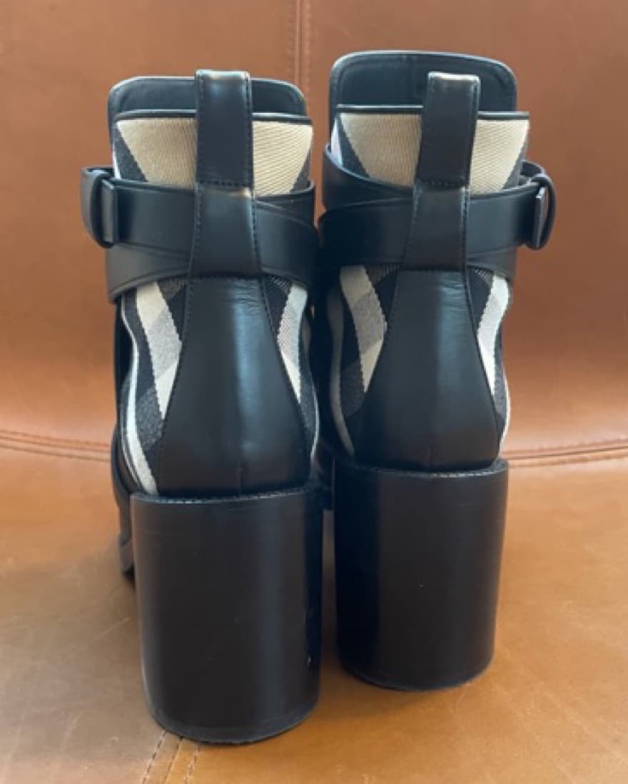 Burberry Vintage Check Pryle Ankle Boots - Image 3