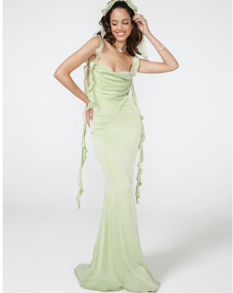 Green Nana Jaqueline Gown - Image 1