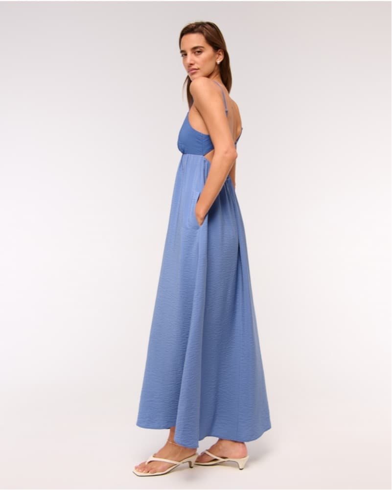 Chic Blue Maxi Dress - Image 3
