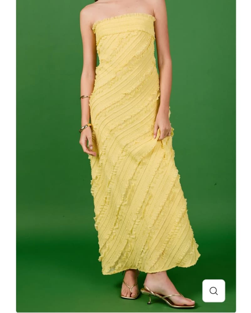 Endless Rose Yellow Maxi Dress  - Image 1