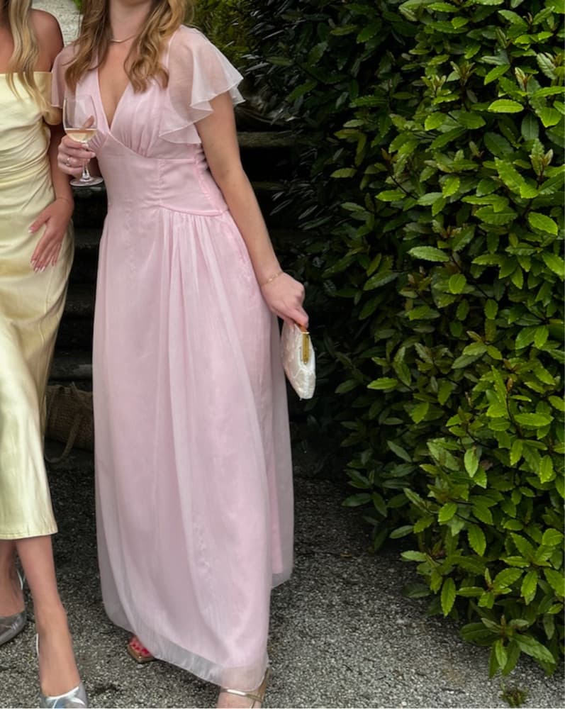 Reformation Winslet Dress - Powder pink - Image 2