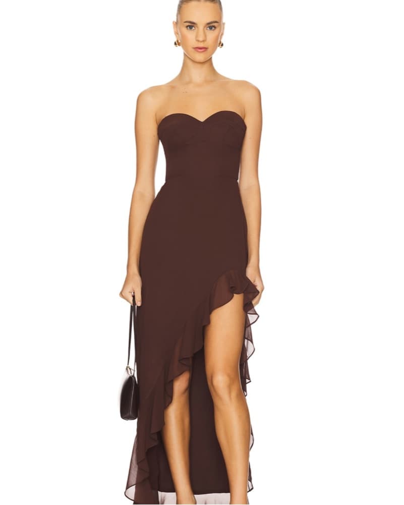 Amanda Uprichard Red Eden Gown - Image 1